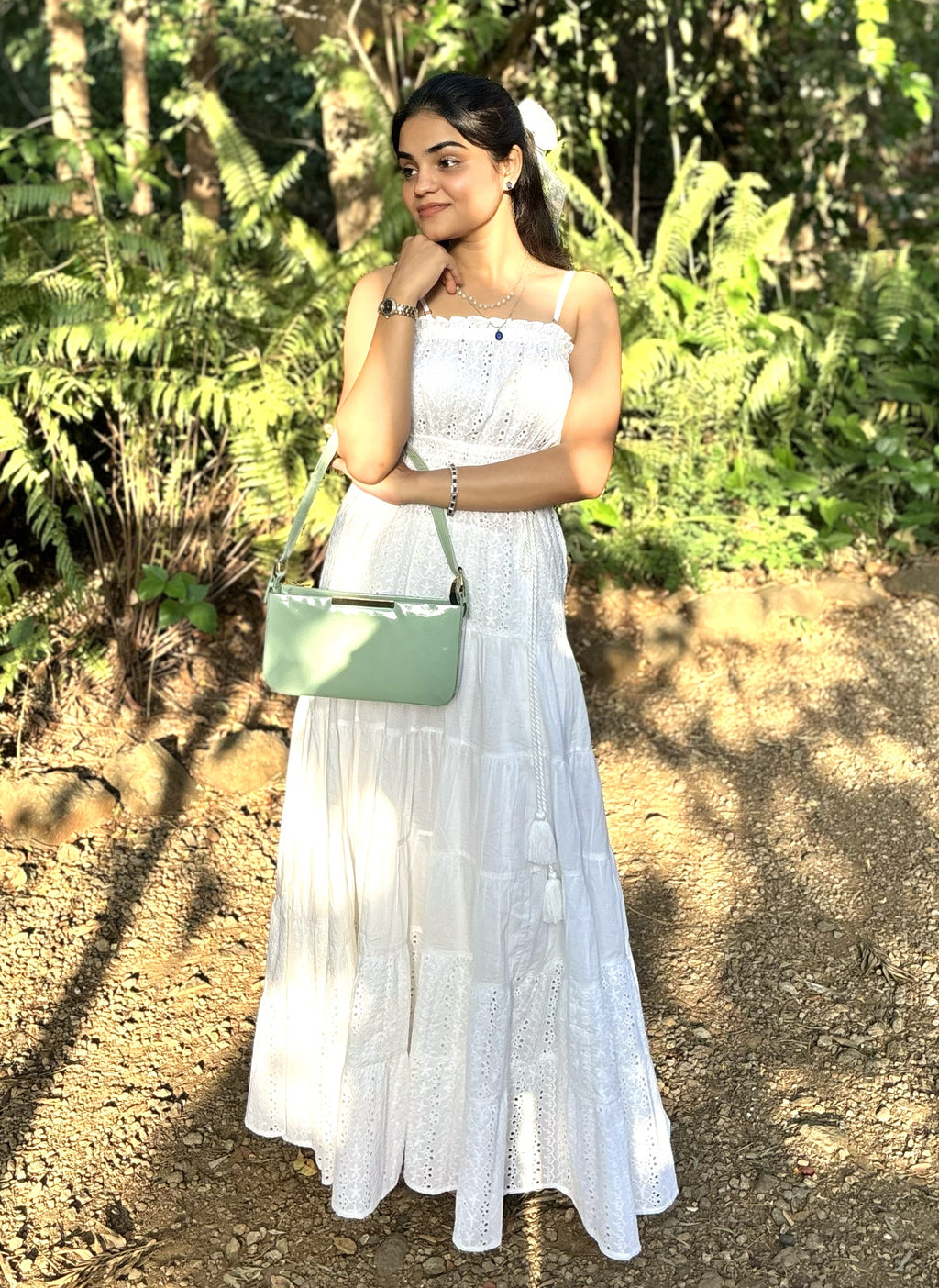 White Summer Elegance Dress